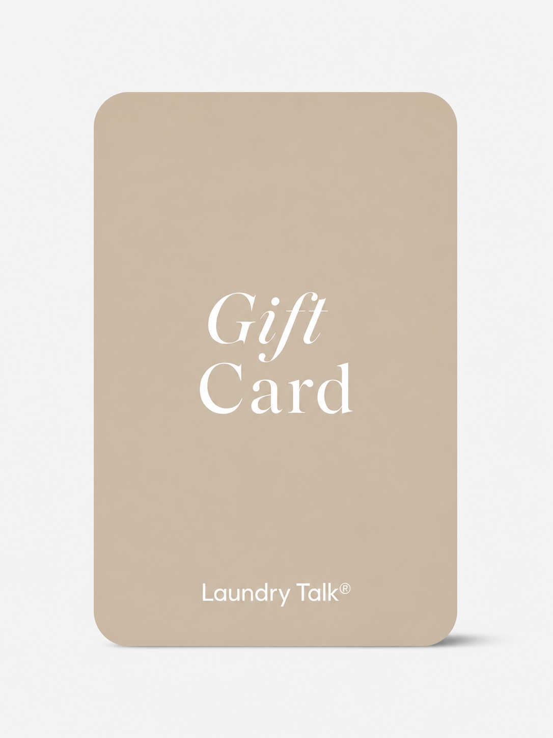 Laundry Talk Gift Card
