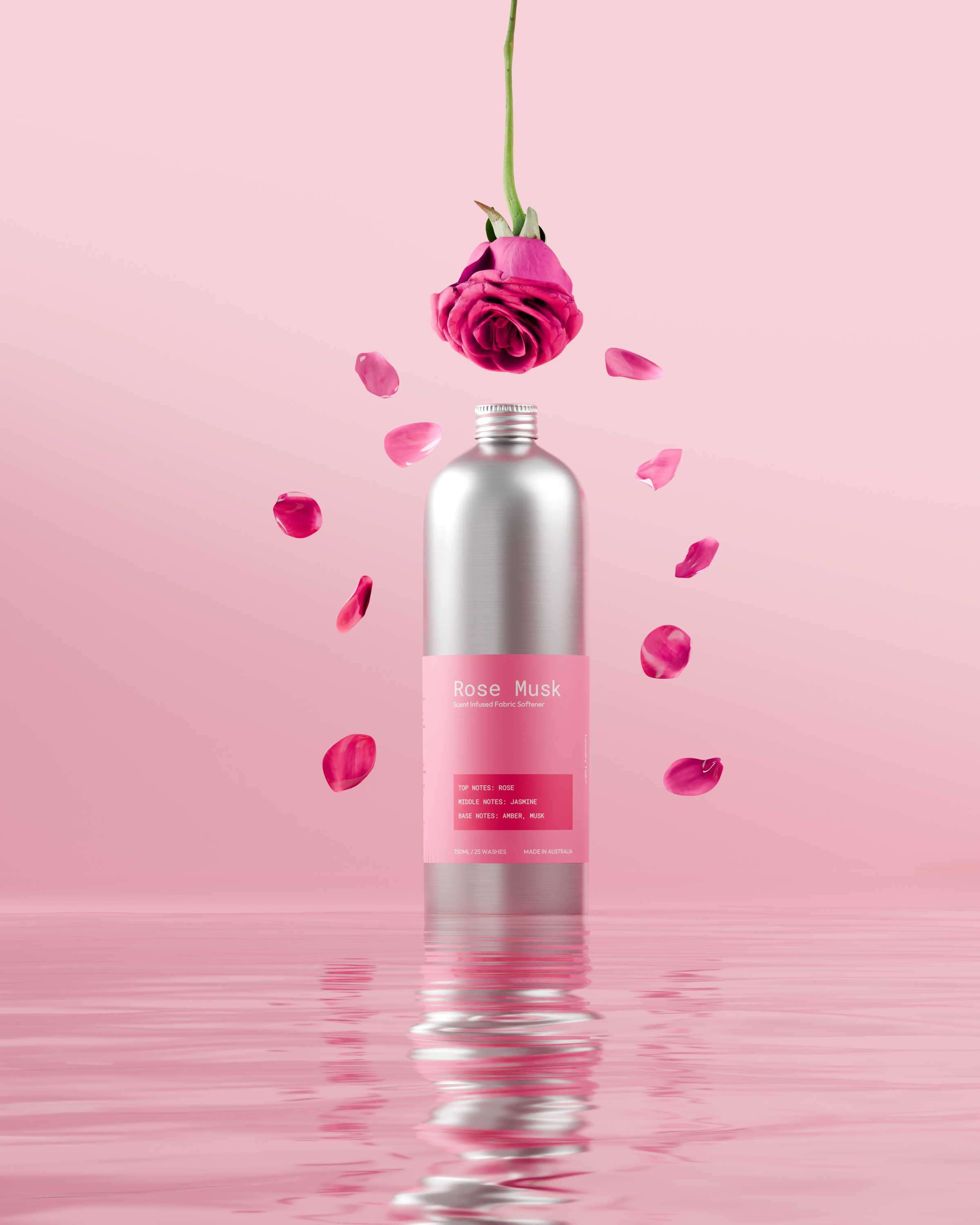 Rose Musk Laundry Scent Booster Softener 750ml