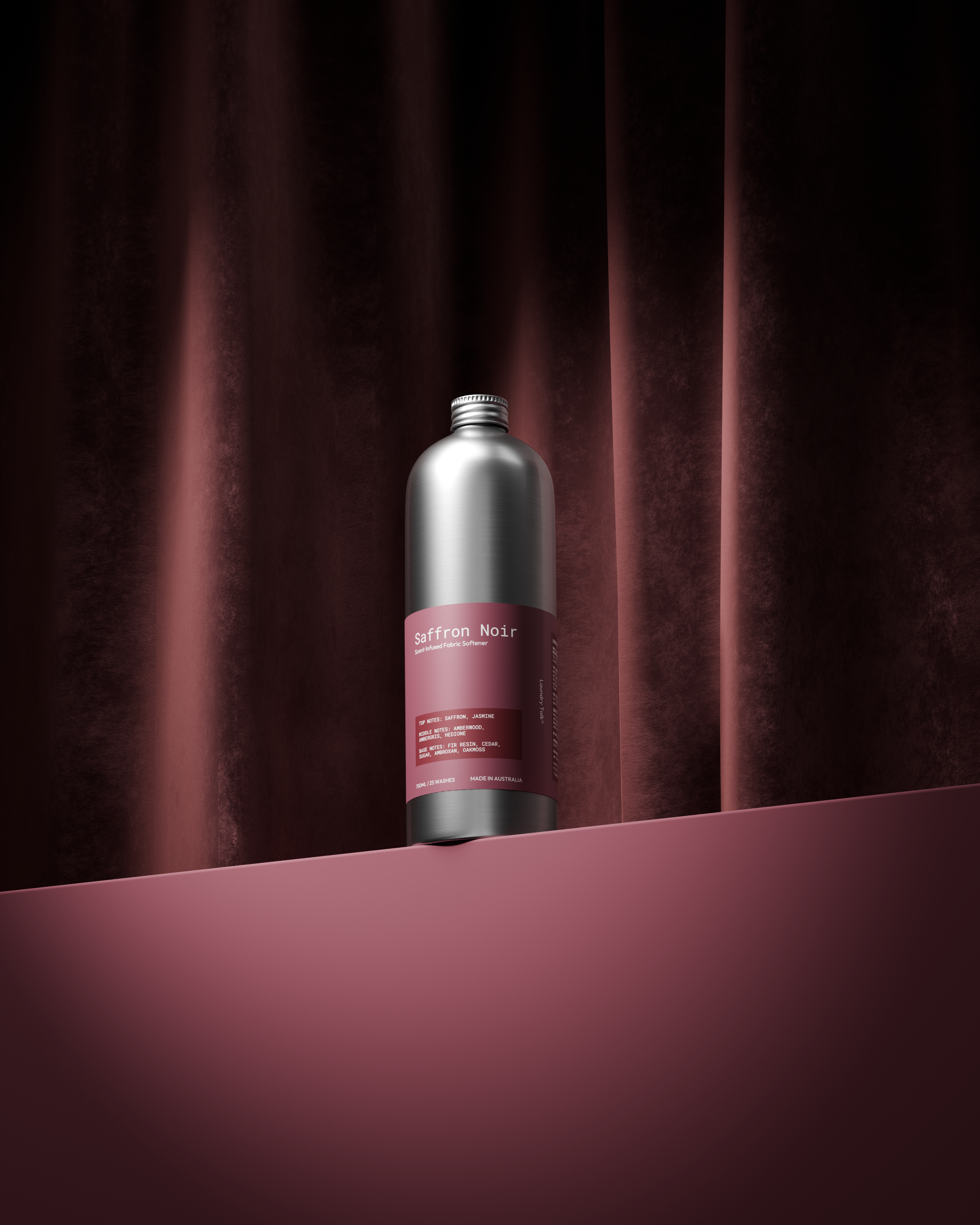Saffron Noir Laundry Scent Booster Softener 750ml